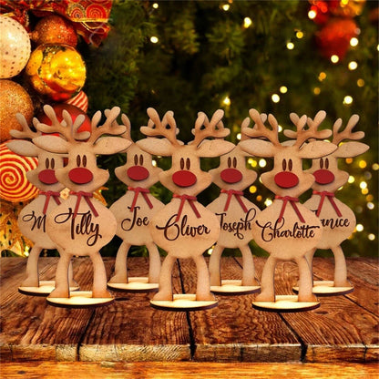 Personalized Freestanding Reindeer-5PCS 1