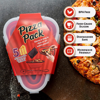 Pizza Pack - Collapsible Silisone Container For Pizza 1
