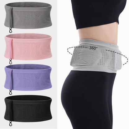 Multifunctional Knit Breathable Concealed Waist Bag 1