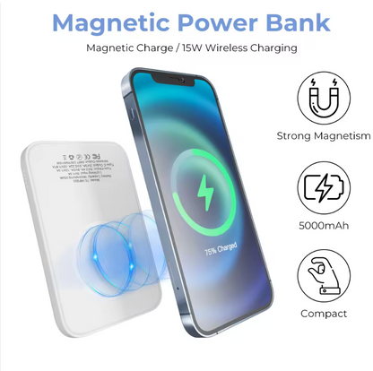 Ultra-thin Magnetic Wireless Power Bank 1