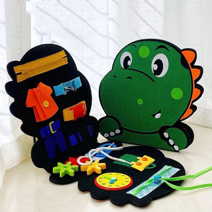 Montessori Dino Busy Board 1