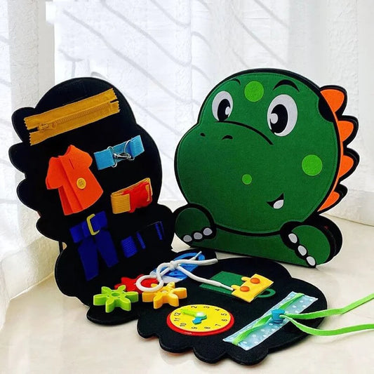 Montessori Dino Busy Board 1