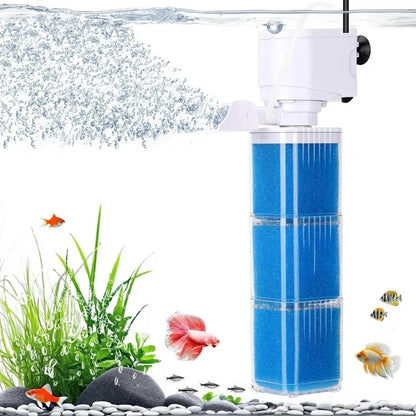 Built-in Fish Tank Filter – Powerful & Silent Aquarium Cleaner 1