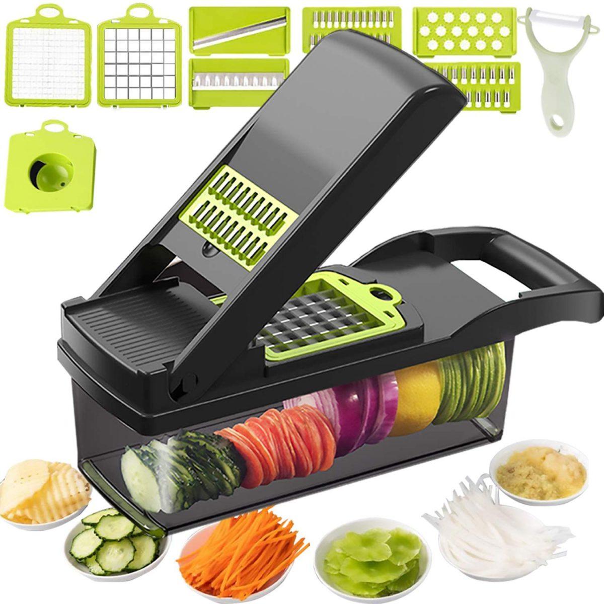 6 Dicing Blades Mandoline Slicer 1