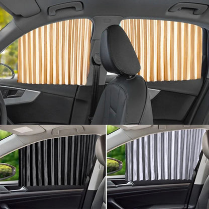 Magnetic Car Sunshade Window Curtain 1