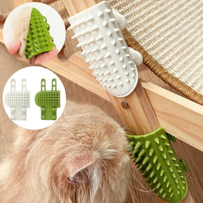 Silicone Cat Self Groomer Massage Brush 1