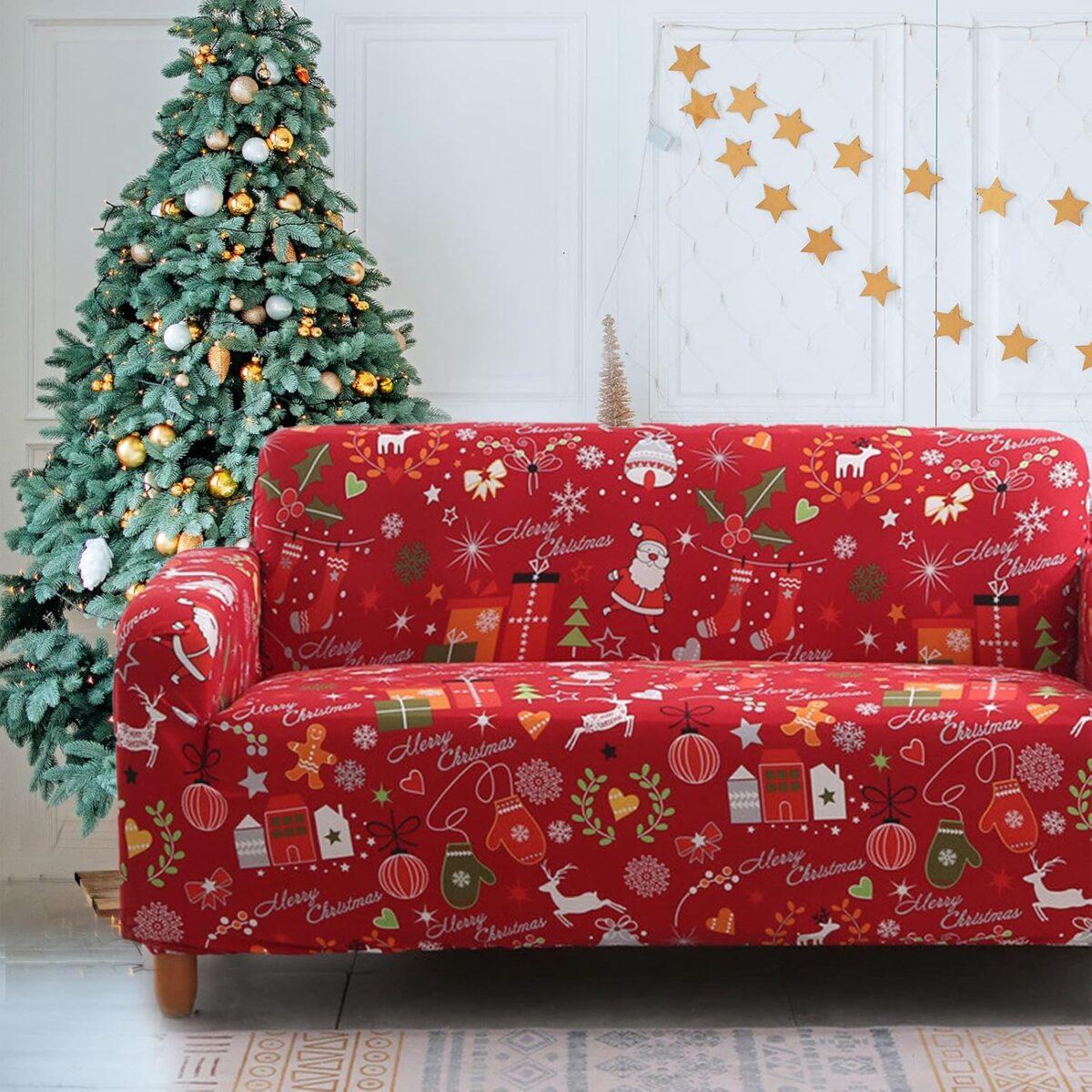 Christmas Sofa Cover 1