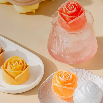 3D Rose Shaped Ice Mold 1