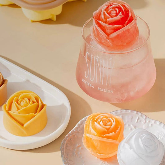 3D Rose Shaped Ice Mold 1