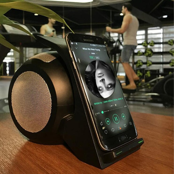 Fast Wireless Charging with Bluetooth Speaker 1