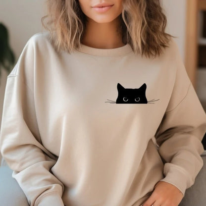 Peaking Cat Sweater 1