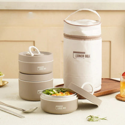 Portable Insulated Lunch Container Set 1