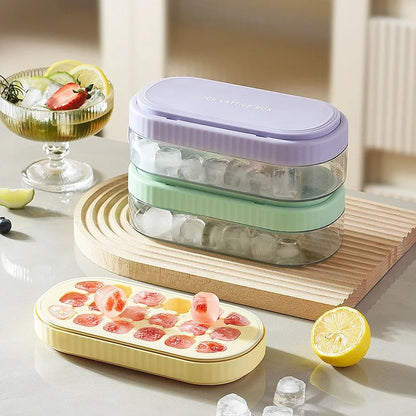 Press-Type Silicone Ice Cube Trays 1
