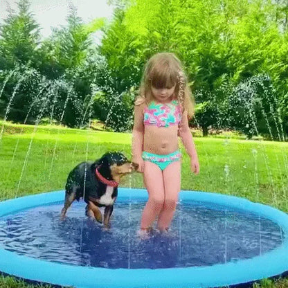 Non-Slip Splash Pad for Kids and Dog 1