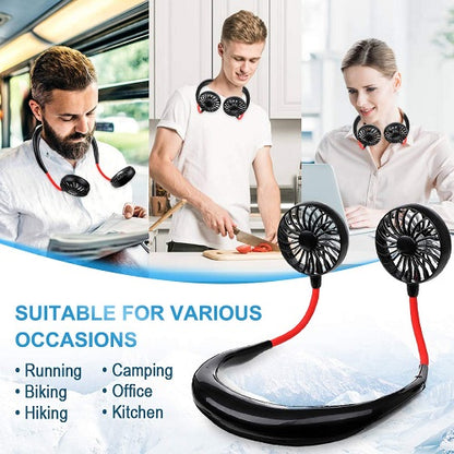 Portable Hanging Neck Sports Fan 1