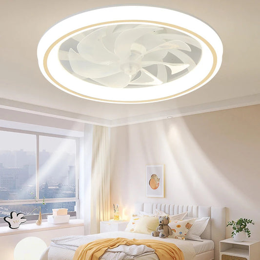 Smart Bladeless LED Fan Light 1