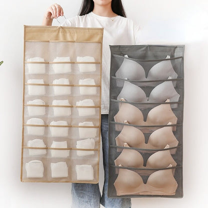 Double Sided Hanging Wardrobe Organizer 1