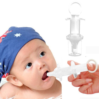 Baby Transparent Squeeze Medicine Pacifier 1