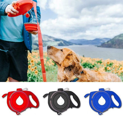 Dog Leash With Water Bottle 1