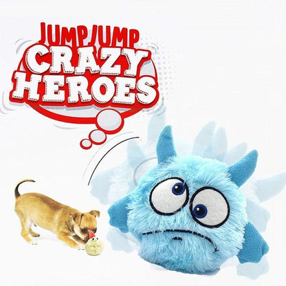 Interactive Monster Plush Giggle Ball Dog Toy 1