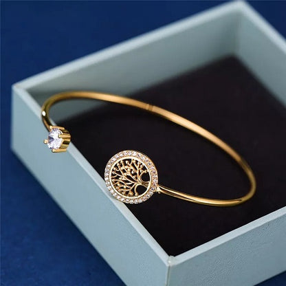 Zircon Stone Bracelet "The Tree of Life" 1