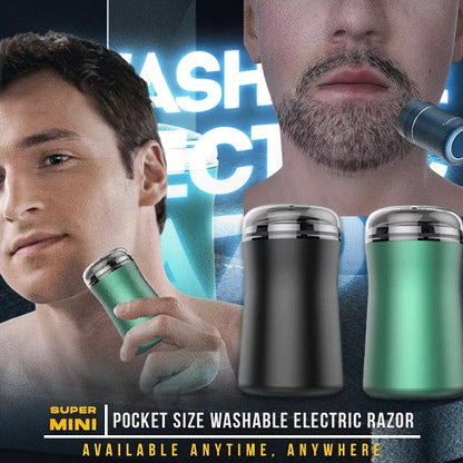 Pocket Size Washable Electric Razor 1