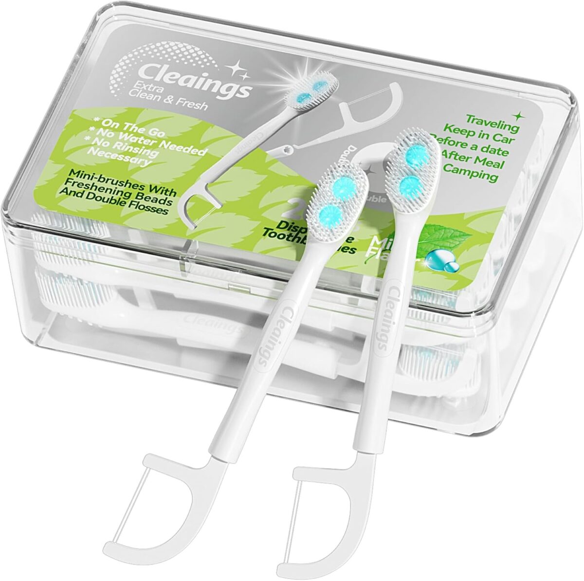 5 in 1 Disposable Mini Toothbrushes 1