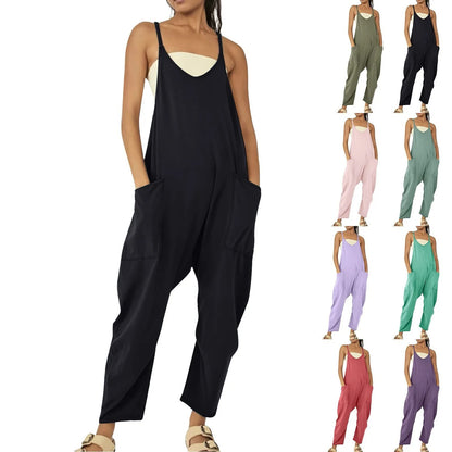 Wide Leg Jumpsuit with Pockets 1