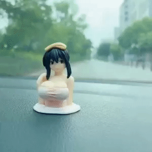 Cute Chest Shaking Girls Auto Ornaments 1