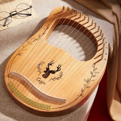 Lyre Harp 16 String Premium Hollow Mahogany 1