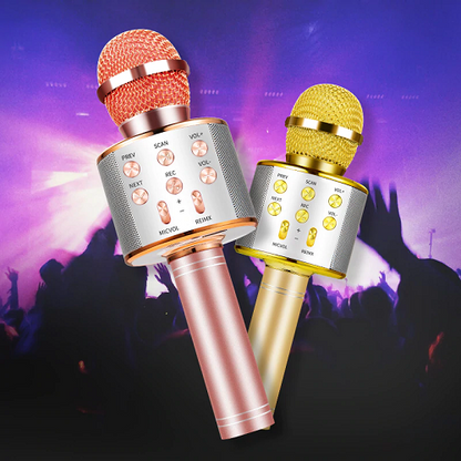 Wireless Bluetooth 3-In-1 Karaoke Mic Speaker 1