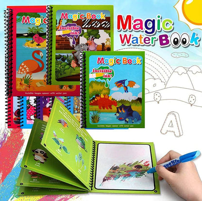 Reusable Magic Water Painting Book- Set of 4 1