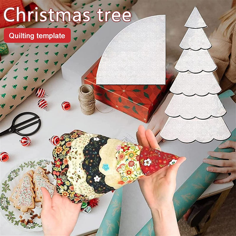 Handmade Christmas Tree Quilting Set 1