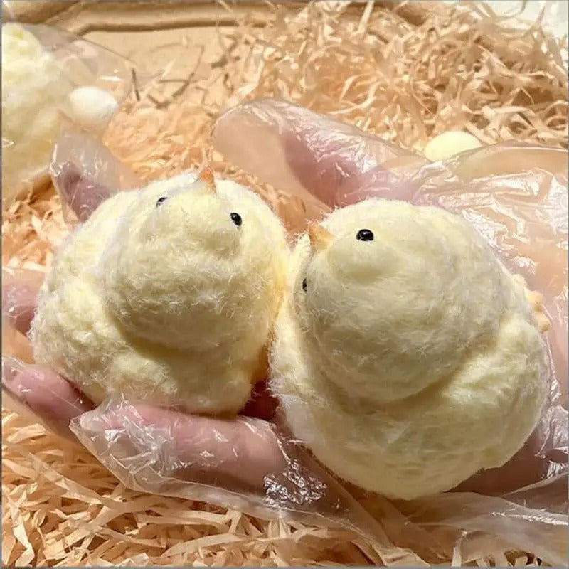 Handmade Ultra Soft Furry Chick Toy 1