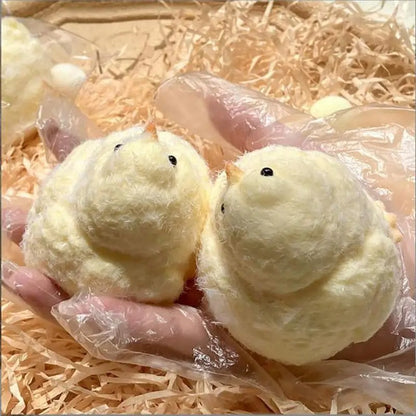 Handmade Ultra Soft Furry Chick Toy 1