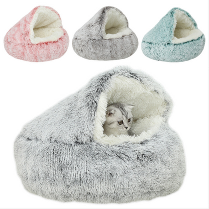 Plush Pet Cat Bed 1