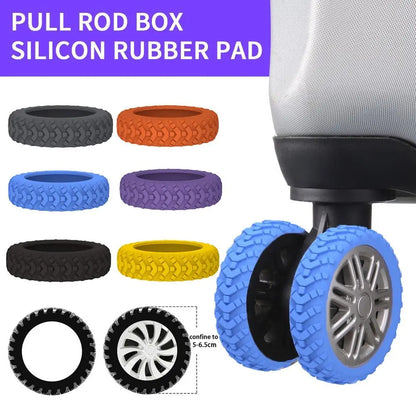 Luggage Suitcase Wheels Protection Covers (8 Pcs) 1