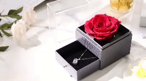 Forever Rose Gift Box I Love You In 100 Languages Necklace 1