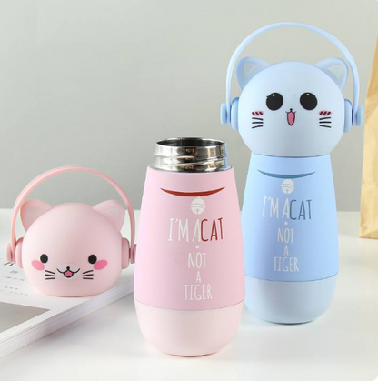Cat Insulated Thermos Water Bottles 1
