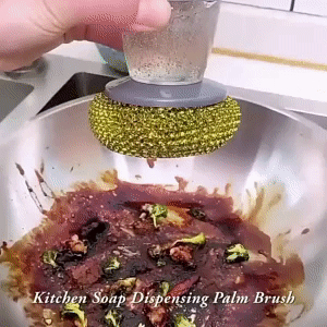 Auto Soap Dispensing Palm Brush 1