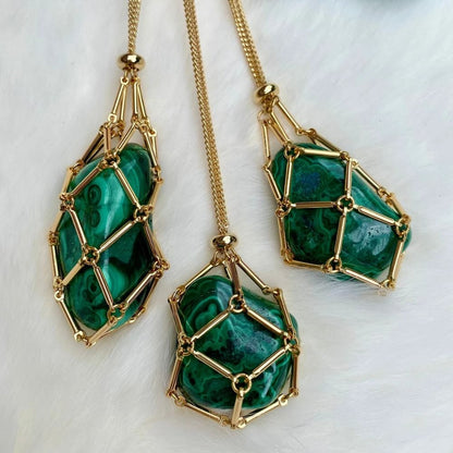 Crystal Stone Holder Necklace 1