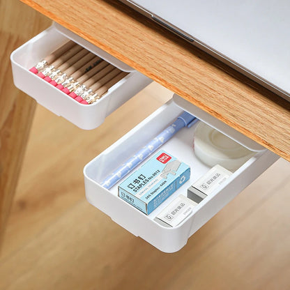 Self-Adhesive Under Desk Storage Drawer 1