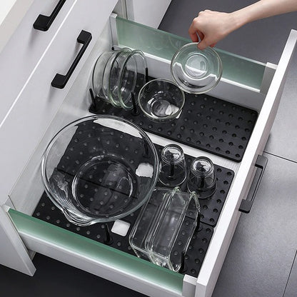 Drawer Retractable Tableware Rack 1