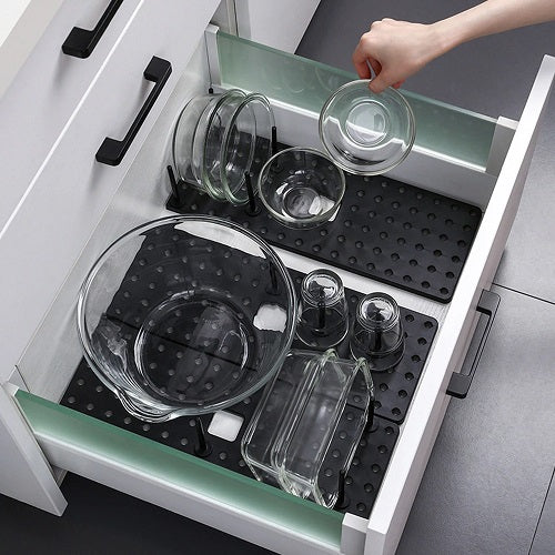 Drawer Retractable Tableware Rack 1