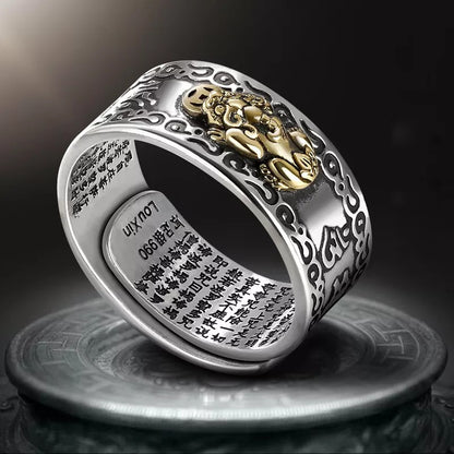 Feng Shui Pixiu Mantra Ring 1