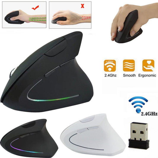 VertErgo Ergonomic Vertical Wireless Mouse 1
