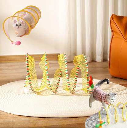 Self-play Cat Hunting Spiral Tunnel Toy 1