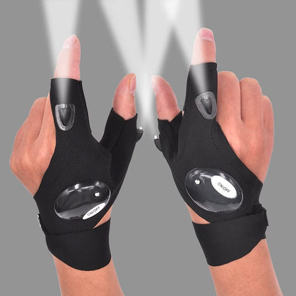 LED Gloves with Waterproof Lights 1