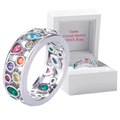 HeathCryt Crystal-Quartz IONIX Ring 1