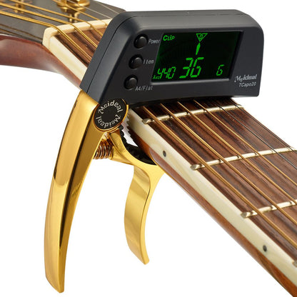 DUAL-USE GUITAR CAPO TUNER WITH LCD DISPLAY 1